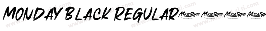 Monday Black Regular字体转换